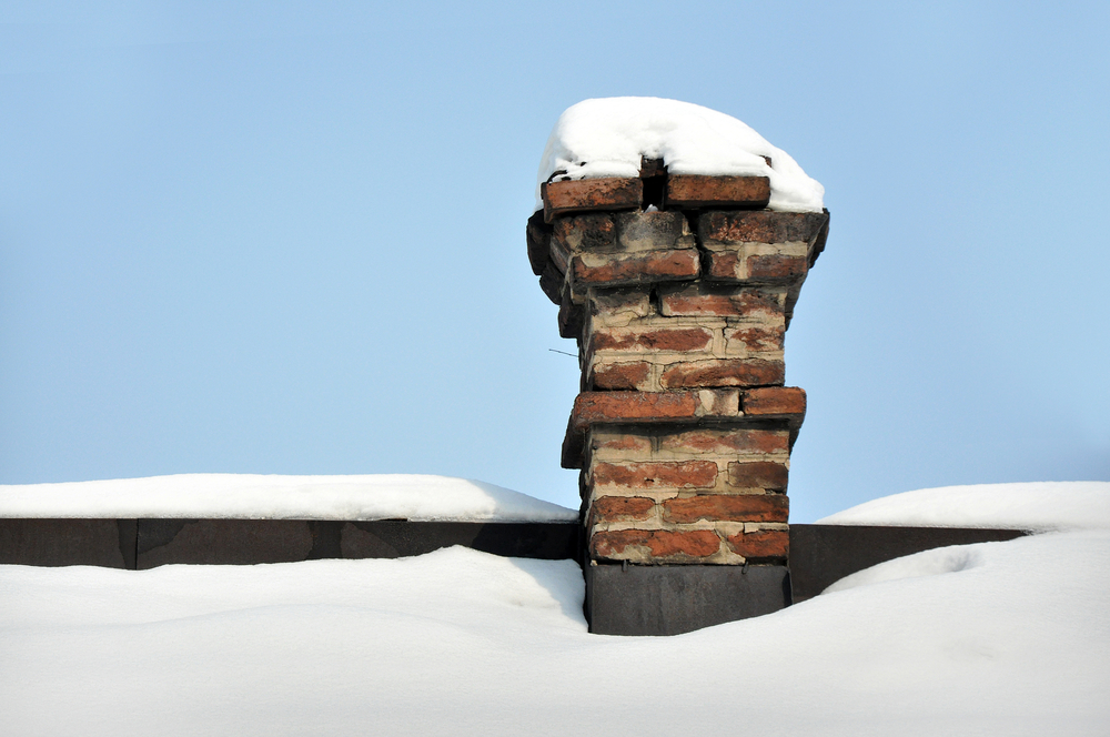 chimney service in winter